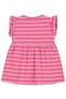 Çizgi Emp Mermaid Dress for 6-18 Months - Fusya - 2
