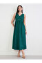 Green Sleeveless Maxi Dress - 2