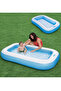 166X100X25 cm Inflatable Soft Bottom Rectangular Knuckle Shim Water Pool Play Pool