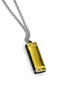 Unisex Metal Harmonica Necklace Gold Black 60 cm Chain Sound Design - 4