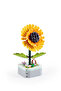 Building Block Series Flower Making Set Sunflower Legom 150 Pieces - 5