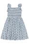 Floral Patterned Dress for 10-13 Years Old - Off-White - 2