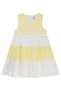 Floral Lace Dress for 2-5 Years Old - Yellow