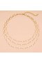 3-Piece Pearl Chain Women's Necklace Set - 2