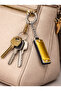 Unisex Gold Color Metal Harmonica Keychain with Sound Mini Instrument Accessory