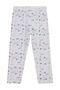 Butterfly Patterned Tights for 2-5 Years - Off-White - 2