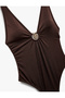 X Selected by Şahika Ercümen - Swimsuit with Shell Accessory Detail - 7