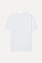 Men's Off-White Loose Fit Crew Neck T-Shirt - 2