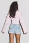 Düşük bel denim şort - 5