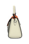 Prime Collection Women's PU Leather Handbag with Top Handle & Shoulder Strap - 3
