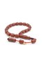 Hakkı Usta Signed Dark Orange Cumin Amber Efe Maskot Prayer Beads 002