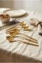 Set of 6 Luxury Gold Stainless Steel Tablespoons (21 cm) - 2