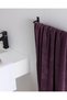 Marnot 100% Cotton Bordered Bath Towel - Plum - 70X140 cm - 2