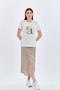 Printed Women's T-Shirt Autumn White - 4