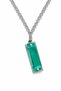Unisex Green Harmonica Necklace Metal 60 cm Chain Sound Design Accessory - 4