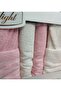 Select Economic Family Bathrobe Set (6 Pieces)-Cream Pink - 2