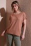 Flowy Crew Neck Basic t Shirt t Shirt 26Y0194K1 - 2