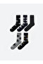 Patterned Men's Ankle Socks 5 Pack - 4