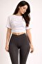 Women's Transparent Detailed Leggings for Right and Left Legs - 3