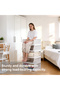 4 Pack Foldable Stackable Storage Bins Closet Organizer Plastic Cubes Clothes - 3