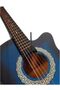 38 INCH BLUE ACOUSTIC GUITAR - 2
