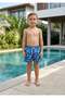 Boy's Printed Swim Shorts-26972