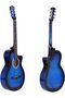 38 INCH BLUE ACOUSTIC GUITAR