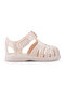 Tobby Gloss Girls' Shiny Sandals - Ivory S10311-079