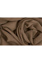 Linen Look Single Wing Extra Foam Living Room Kitchen Background Curtain Brown - 4