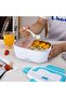 Electric Lunch Box 1.2L Portable Food Warmer with Removable Stainless Steel Container Green - 5