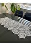 French Lace Luxury Tulle Guipure Stylish Single Runner - Smart Coffee Table Cover 40X110 cm - 2