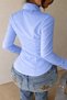 Women's Premium Shirt Slim Fit Long Sleeve Stylish Office Casual Combination Basic Classic Shirt - 3