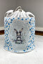 Foldable Drawstring Printing Children's Room Toy Organizer Dirty Laundry Storage Basket - 2