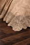 Nigar French Laced Dowry Double King Size Pique Cover Set / Bedspread Set 3 Pieces - 2