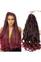 Hair French Curls Braiding Hair 22 Inches Color TBUG -French Curls Extensions,