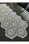 French Lace Luxury Tulle Guipure Stylish Single Runner - Smart Coffee Table Cover 40X110 cm - 3
