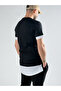 Oversize white padded black men's t-shirt coc3074 - 4