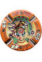 Cigar Ashtray 4 Cigar Holder Special Edition Large Cuba Ceramic – Orange - 3