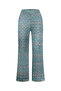 Gradient Color Transition Blue Knitwear Trousers - 6