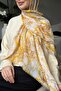 Marble Cotton Shawl-Yellow - 2