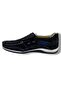 7133-26 Genuine Nubuck Leather Anatomical Men's Shoes Black Navy - 3