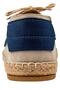 Men's vegan cream lace-up espadrille - japanese waves design - 8