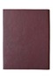Antique Kilim Detailed A4 Size Burgundy Color Leather Organizer - 5