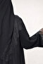عباية بقماش الكريب مزينة بدانتيل - 3