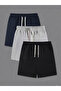 Unisex Relaxed Fit Jersey Sports Shorts, 3-Pack
