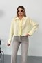 Women's Ribbon Detail Crop Shirt Yellow - 2022 - 3