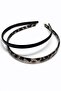 Tortoiseshell Gray and Plain Black Thin Acetate Crown -2 Pieces - 4