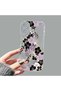 iPhone 16 Compatible Camera Protected Anti-Shock Aesthetic Print Patterned Transparent Silicone Case