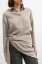 Women's Shirt with Mink Tissue Detail - 5