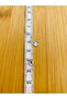 Round Stone with Hole and Post Transparent Silver 50Pcs - 3